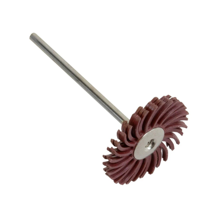 Abrasive Wheel for Cleaning & Polishing, Radial Bristle Wheel with Grit  220