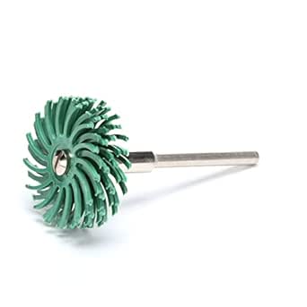Abrasive Wheel for Cleaning & Polishing, Radial Bristle Wheel with Grit # 1000